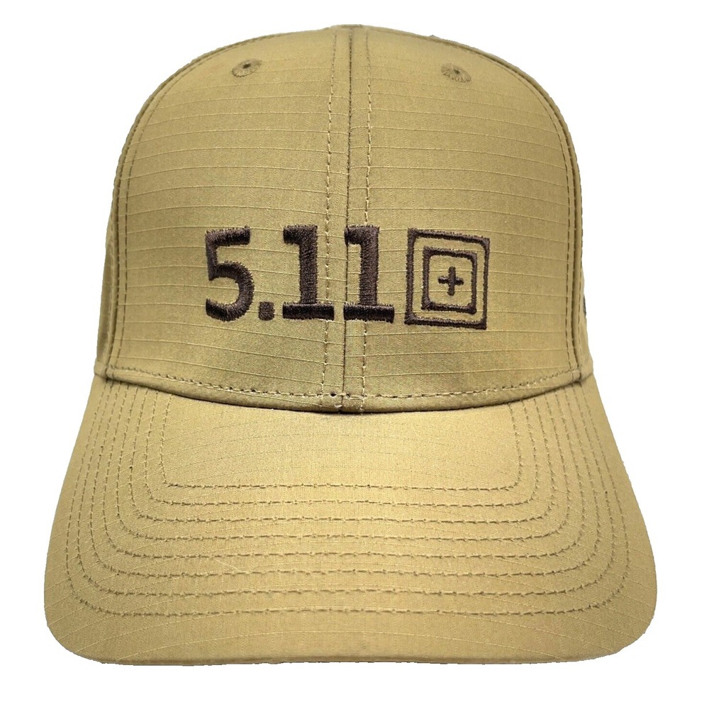 5.11‎ Tactical Hat Cap Snapback Brown Tan Ripstop Performance Baseball Adult